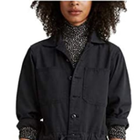 **LAST 1** Levi's Utility Black Rosie Jumpsuit Size L - Picture 2 of 14